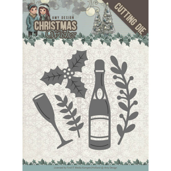 Dies - Amy Design - Christmas Wishes - Champagne  ADD10152