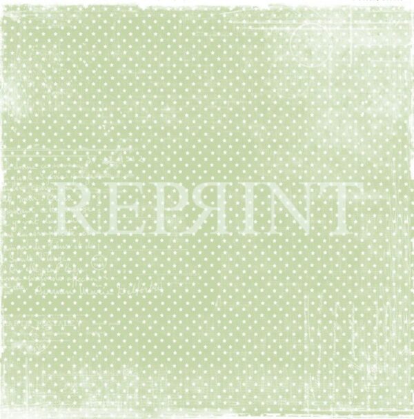 RPBC015 Basic 12x12 200 gram Vintage Lightgreen Ministars