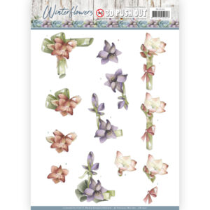 3D Pushout - Precious Marieke - Winter Flowers - Amaryllis  SB10301