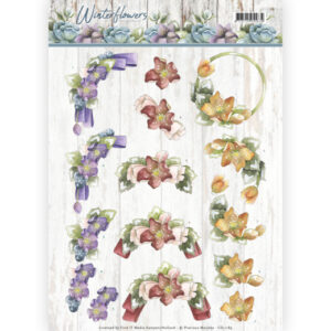 3D knipvel - Precious Marieke - Winter Flowers - Helleborus  CD11189