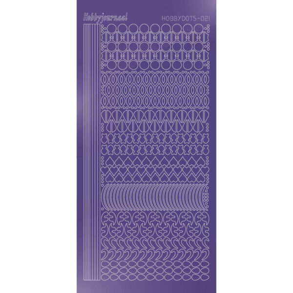 Hobbydots sticker 21- Mirror - Purple stdm219