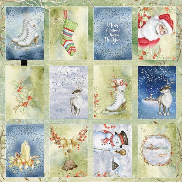 CP-WDR07 WINTER DREAM Sheet of elements to be cut out