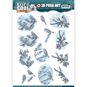 3D Pushout - Amy Design - Keep it Cool - Cool Birds SB10308