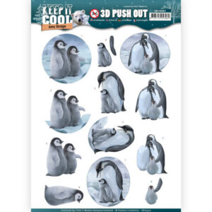 3D Pushout - Amy Design - Keep it Cool - Cool Penguin  SB10307