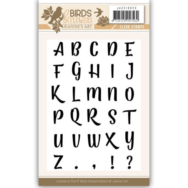 JACS10023 Clearstamp - Jeanine's Art - Birds and Flowers