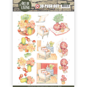 SB10312 3D Pushout - Jeanine's Art - Art of Living - Red Art