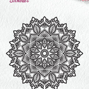 Clear stamps silhouette Mandala-4 SIL043