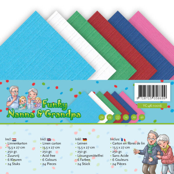 Linnenpakket - A5 - Yvonne Creations - Funky Nanna's  YC-A5-10016