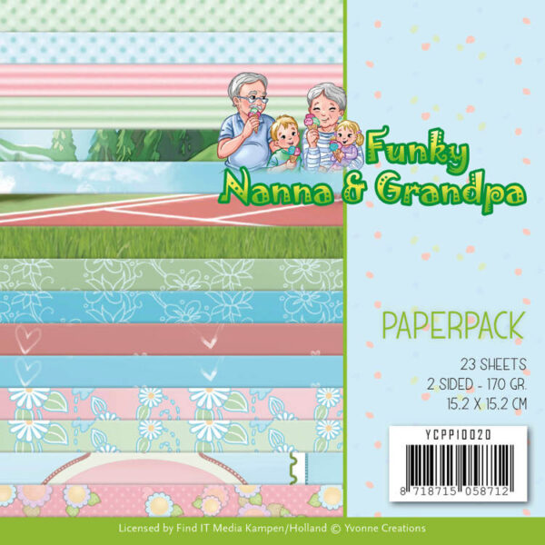 Paperpack - Yvonne Creations - Funky Nanna's  YCPP10020