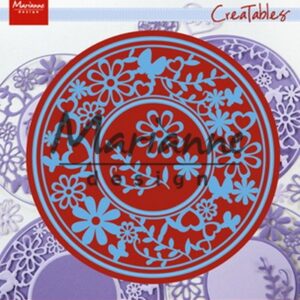 Creatables Marianne Design - Flower Frame circle  LR0574