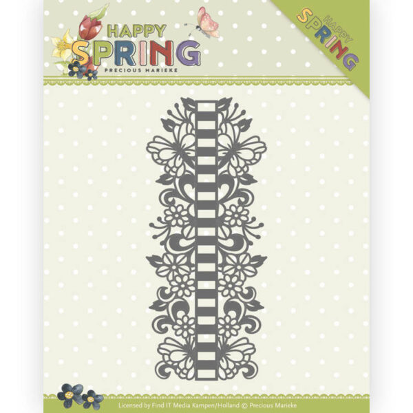 Dies - Precious Marieke - Happy Spring - Ribbon Border Precious Marieke PM10147