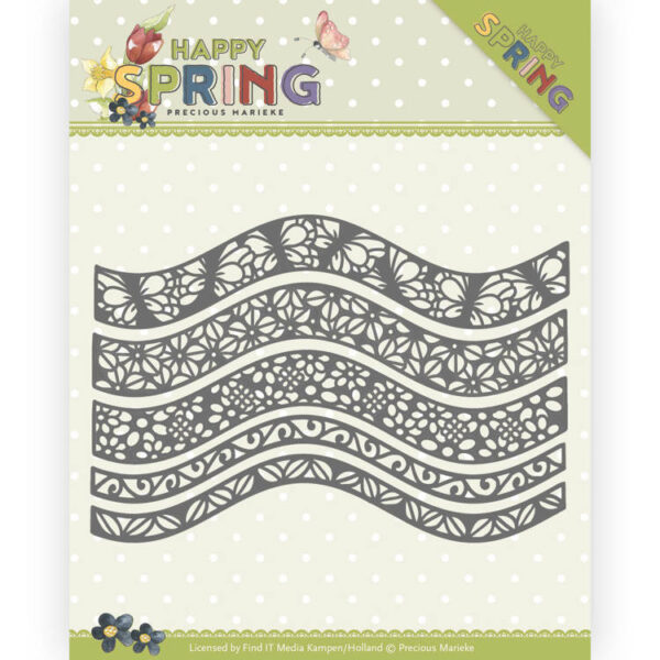 Dies - Precious Marieke - Happy Spring - Happy Borders Precious Marieke PM10146
