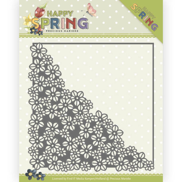 Dies - Precious Marieke - Happy Spring - Happy Flower Corner Precious Marieke PM10145
