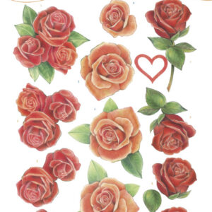 3D Knipvel - Jeanine's Art - Roses  CD11091