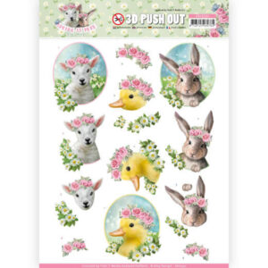 3D Pushout - Amy Design - Spring is Here - Baby Animals  SB10331