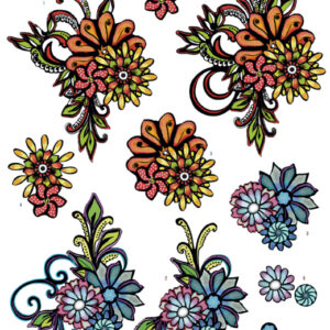 3D Knipvel - Yvon's Art - Flower Design CD11270