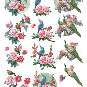 3D Knipvel - Amy Design - Oriental Birds CD11251