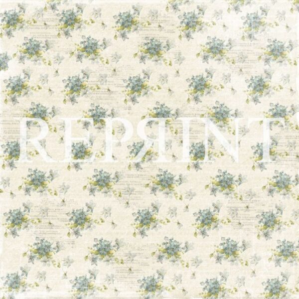 RP0264 Dusty Blue Collection Spring Flowers Reprint