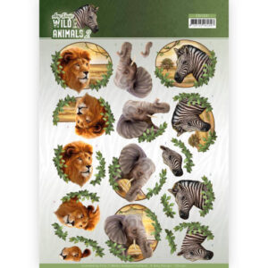 3D Knipvel - Amy Design - Wild Animals - Africa CD11301