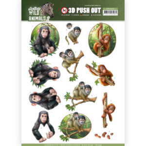 3D Pushout - Amy Design - Wild Animals SB10349