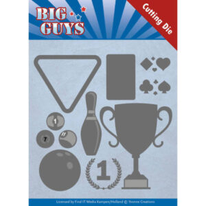 Dies - Yvonne Creations - Big Guys - Play to Win  YCD10170