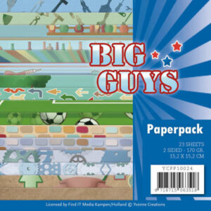 Paperpack - Yvonne Creations- Big Guys  YCPP10024