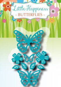 6002/1302 Cuttingstencil - Noor - LH - Butterflies