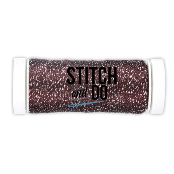 Stitch and Do Sparkles Embroidery Thread Burgundy  SDCDS01