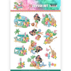 3D Pushout - Yvonne Creations - Happy Tropics -Tropical Holiday  SB10361