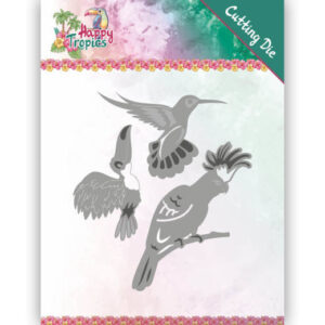 Dies - Yvonne Creations - Happy Tropics - Exotic Birds  YCD10175