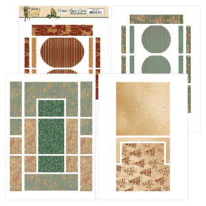 Printed Figure Cards - Amy Design - Christmas in Gold  ADFC10002
