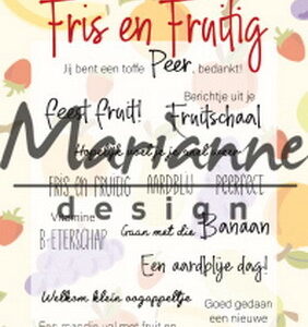 Marianne Design Clearstamps - fris & fruitig CS1030