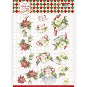 3D Knipvel - Precious Marieke - Warm Christmas Feelings - Christmas Bells CD11318