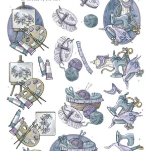 3D knipvel - Yvonne Creations - Purple Crafts   CD11259