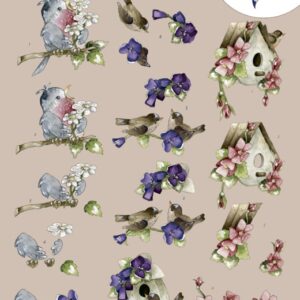 3D knipvel - Precious Marieke - Spring Birds CD11100