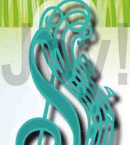 Joy! stencil muzieksleutel 6002/1332