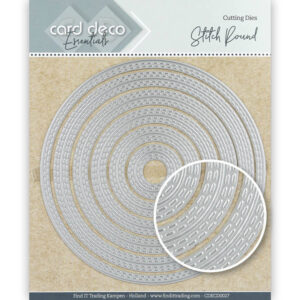 CDECD0027 Card Deco Essentials Cutting Dies Stitch Round Findit Trading