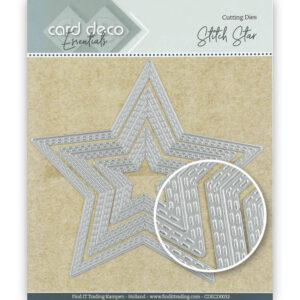 CDECD0032 Card Deco Essentials Cutting Dies Stitch Star Findit Trading