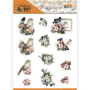 3D Pushout - Precious Marieke - Nature's Gift - Blue Gift SB10385