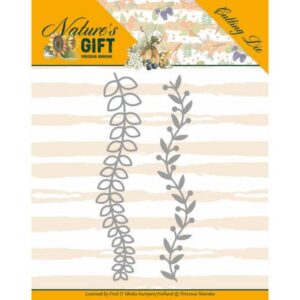 Dies - Precious Marieke - Nature's Gift - Leaves Border PM10168