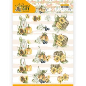 3D knipvel - Precious Marieke - Nature's Gift - Yellow Gift CD11350