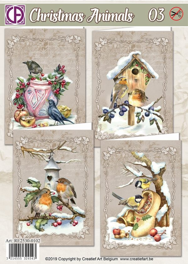 Christmas Animals 03  	RE2530-01026