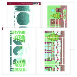 Printed Figure Cards - Yvonne Creations - Family Christmas Yvonne Creations YCFC20004