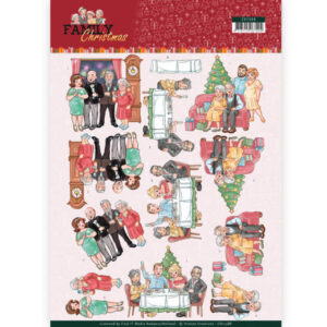 3D Knipvel - Yvonne Creations- Happy Family Yvonne Creations CD11388