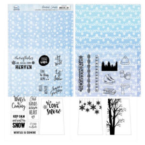 Mica Sheets - Yvonne Creations - Sparkling WinterYCMC1006