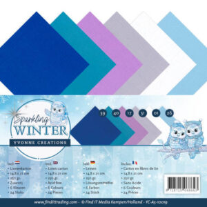 Linnenpakket - A5 - Yvonne Creations - Sparkling Winter  YC-A5-10019