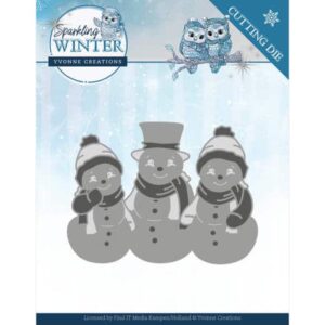 Dies - Yvonne Creations - Sparkling Winter - Sparkling Snowmen YCD10191