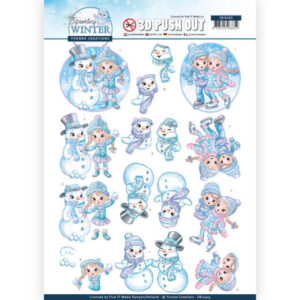 3D Pushout - Yvonne Creations - Sparkling Winter - Winterfun SB10405