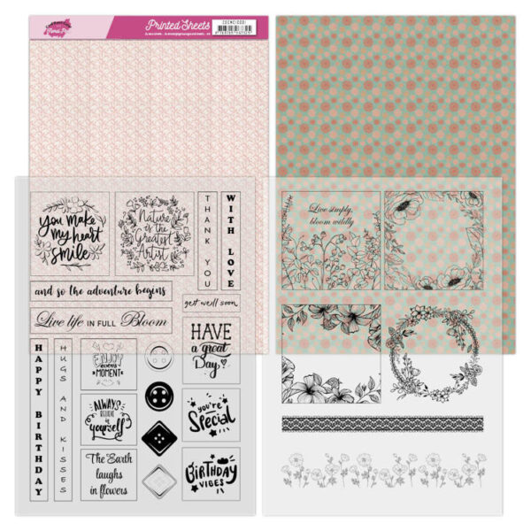 Mica Sheets - Yvonne Creations - Floral Pink Yvonne Creations