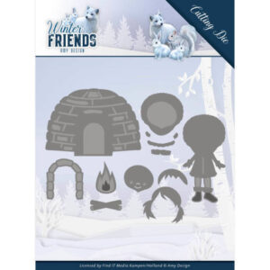 ADD10193 Dies - Amy Design - Winter Friends - Eskimo